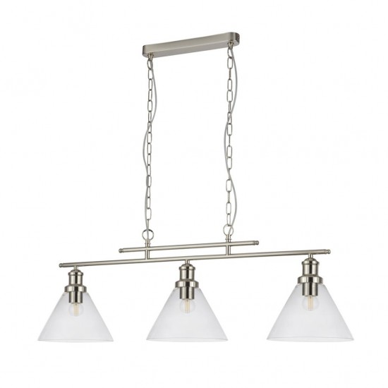 Searchlight Pendant Lamp Pyramid 3xE27x60W, 1277-3SS