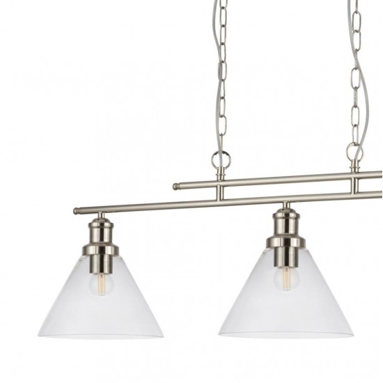 Searchlight Pendant Lamp Pyramid 3xE27x60W, 1277-3SS