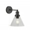 Searchlight wall light Pyramid 1xE27x60W 1277BK