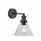Searchlight sienas gaismeklis Pyramid 1xE27x60W 1277BK
