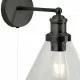 Searchlight sienas gaismeklis Pyramid 1xE27x60W 1277BK Searchlight sienas gaismeklis Pyramid 1xE27x60W 1277BK