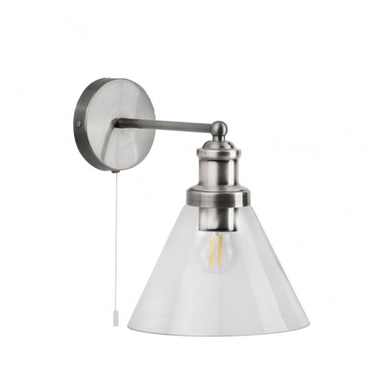 Searchlight wall light Pyramid 1xE27x60W 1277SS