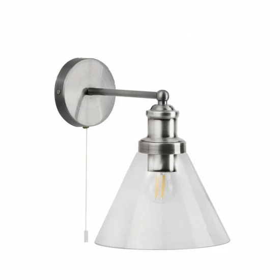 Searchlight sienas gaismeklis Pyramid 1xE27x60W 1277SS Searchlight sienas gaismeklis Pyramid 1xE27x60W 1277SS