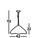 Searchlight piekaramā lampa Dragonfly 1xE27x60W, 1283-16