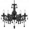 Searchlight Pendant Lamp Marie Therese 5xE14x60W, 1455-5BK