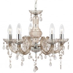 Searchlight pendant lamp Marie Therese, 5x60WxE14, 1455-5MI