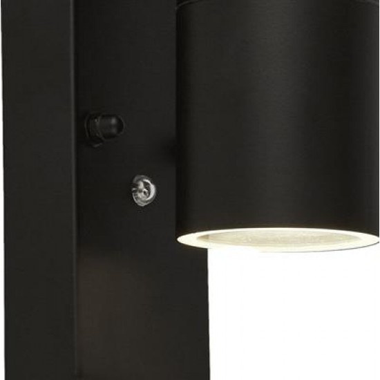 Searchlight outdoor wall light Rochester, 1x35WxGU10, IP44, 14601BK