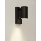 Searchlight outdoor wall light Rochester, 1x35WxGU10, IP44, 14601BK