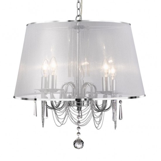 Searchlight Pendant Lamp Venetian 5xE14x60W, 1485-5CC