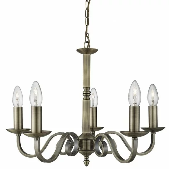 Searchlight Pendelleuchte Richmond 5xE14x60W, 1505-5AB Searchlight Pendelleuchte Richmond 5xE14x60W, 1505-5AB