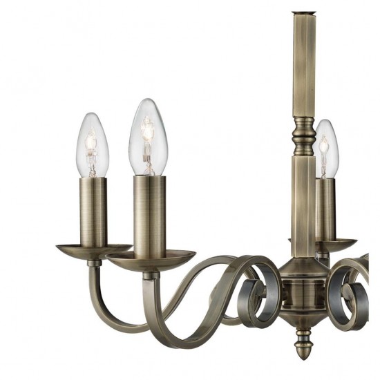 Searchlight Pendant Lamp Richmond 5xE14x60W, 1505-5AB