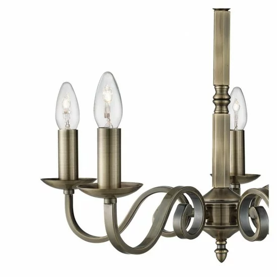 Searchlight Pendelleuchte Richmond 5xE14x60W, 1505-5AB Searchlight Pendelleuchte Richmond 5xE14x60W, 1505-5AB