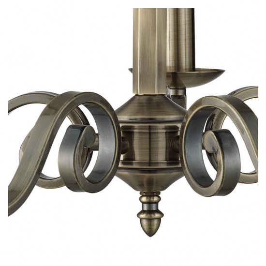 Searchlight Pendant Lamp Richmond 5xE14x60W, 1505-5AB