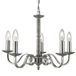 Searchlight Pendant Lamp Richmond 5xE14x60W, 1505-5SS