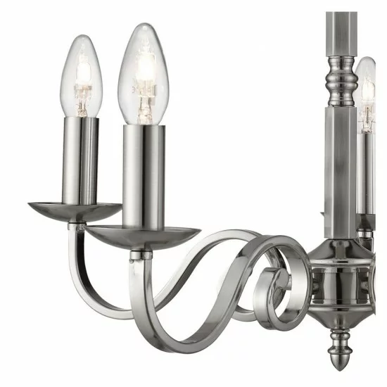 Searchlight подвесной светильник Richmond 5xE14x60W, 1505-5SS Searchlight подвесной светильник Richmond 5xE14x60W, 1505-5SS