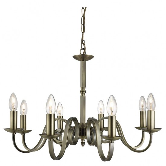 Searchlight Pendant Lamp Richmond 8xE14x60W, 1508-8AB