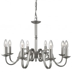 Searchlight Pendant Lamp Richmond 8xE14x60W, 1508-8SS