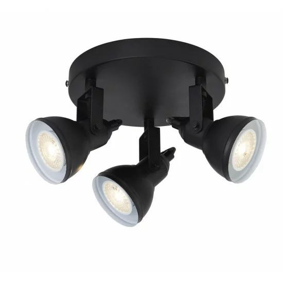 Searchlight CEILING LIGHT Focus 3xGU10x50W, 1543BK