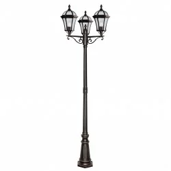 Searchlight OUTDOOR PEDESTAL, GARDEN LUMINAIRE Capri, 3x60WxE27, IP23, 1569-3