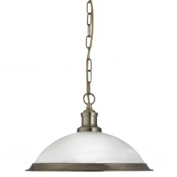 Searchlight Pendant Lamp Bistro 1xE27x60W, 1682AB