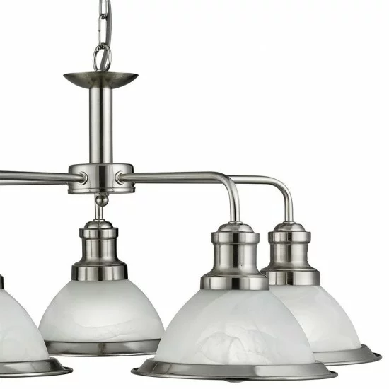 Searchlight piekaramā lampa Bistro 5xE27x60W, 1595-5SS Searchlight piekaramā lampa Bistro 5xE27x60W, 1595-5SS