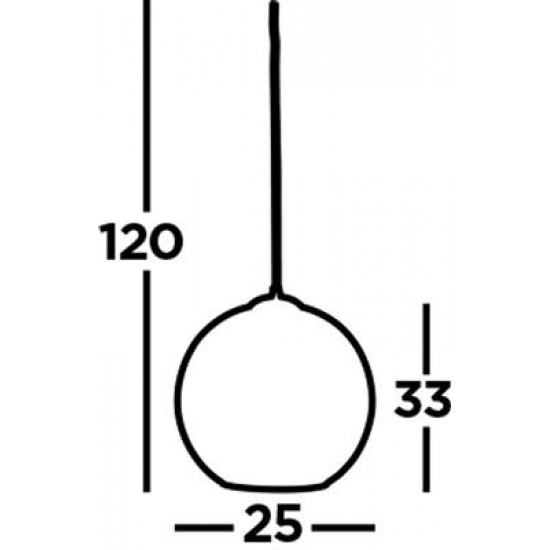 Searchlight подвесной светильник Balls 1xE27x60W, 1621AM