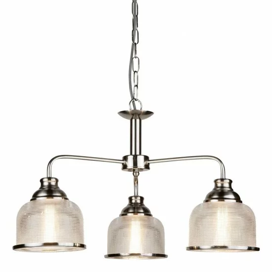 Searchlight piekaramā lampa Bistro 3xE27x60W, 1683-3SS Searchlight piekaramā lampa Bistro 3xE27x60W, 1683-3SS