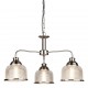 Searchlight Pendelleuchte Bistro 3xE27x60W, 3593-3SS