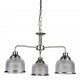 Searchlight Pendant Lamp Bistro 3xE27x60W, 3593-3SS