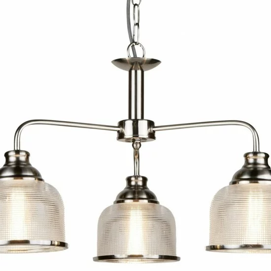 Searchlight piekaramā lampa Bistro 3xE27x60W, 1683-3SS Searchlight piekaramā lampa Bistro 3xE27x60W, 1683-3SS