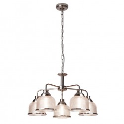 Searchlight Pendant Lamp Bistro 5xE27x60W, 1685-5SS