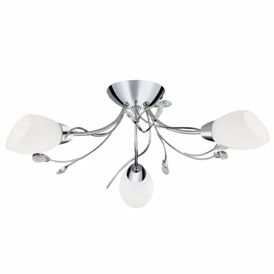 Searchlight DECKENLEUCHTE Gardenia 3xE14x60W, 1763-3CC Searchlight DECKENLEUCHTE Gardenia 3xE14x60W, 1763-3CC