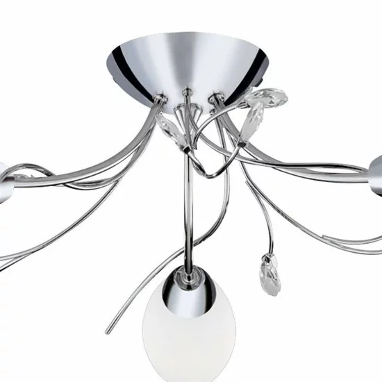 Searchlight DECKENLEUCHTE Gardenia 3xE14x60W, 1763-3CC Searchlight DECKENLEUCHTE Gardenia 3xE14x60W, 1763-3CC