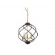 Searchlight pendant lamp Flow, 3x60WxE14, 1803-3BK