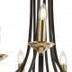 Searchlight Pendant Lamp Belfry 9xE14x60W, 1849-9BZ