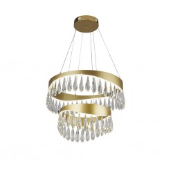 Searchlight Pendant Lamp Jewel 2x53W, LED, 19210-2GO