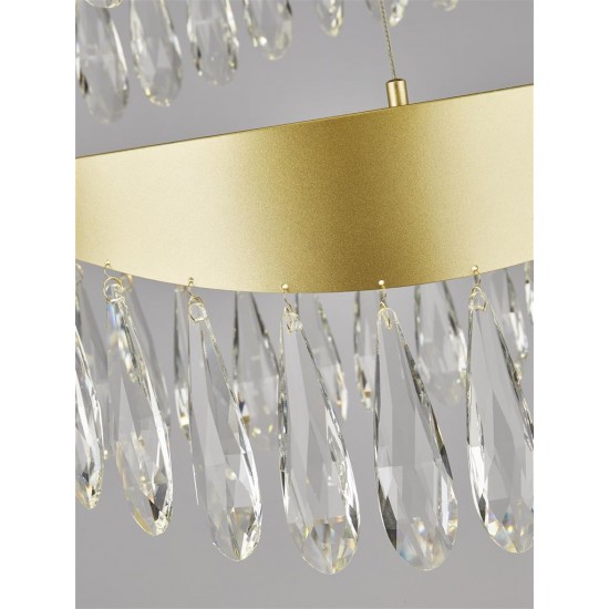 Searchlight Pendant Lamp Jewel 2x53W, LED, 19210-2GO