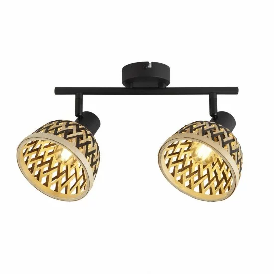 Searchlight Ceiling Lamp Lance, 2xE14x40W, 19931-2BK Searchlight Ceiling Lamp Lance, 2xE14x40W, 19931-2BK