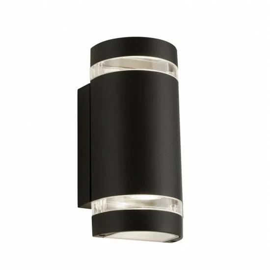 Searchlight outdoor wall light Sheffield, 2x50WxGU10, IP44, 2002-2BK-LED Searchlight outdoor wall light Sheffield, 2x50WxGU10, IP44, 2002-2BK-LED