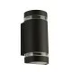 Searchlight outdoor wall light Sheffield, 2x50WxGU10, IP44, 2002-2BK-LED Searchlight outdoor wall light Sheffield, 2x50WxGU10, IP44, 2002-2BK-LED