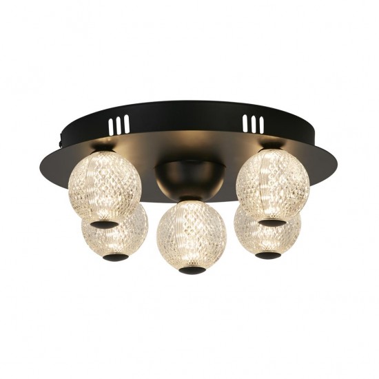 Searchlight Ceiling Lamp Asteroid LED 21W, 20923BK