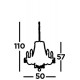 Searchlight подвесной светильник Hale 5xE14x60W, 215-5