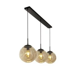 Searchlight Pendant Lamp Punch 3xE27x60W, 22123-3BK