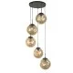 Searchlight piekaramā lampa Punch 5xE27x60W, 22123-5BK
