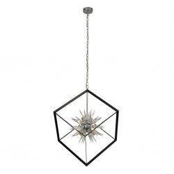 Searchlight Pendant Lamp Stellar 6xG9x33W, 22606-1BK