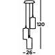 Searchlight piekaramais gaismeklis Duo 3x60WxE14, 2300-3