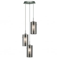 Searchlight pendant lamp Duo 3x60WxE14, 2300-3SM