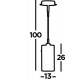 Searchlight подвесной светильник Duo, 1x60WxE14, 2301