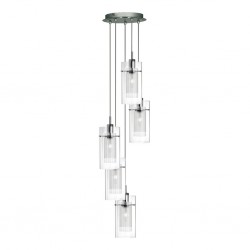 Searchlight pendant lamp Duo 5x60WxE14, 2305-5