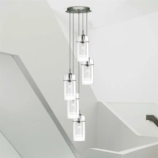 Searchlight Pendelleuchte Duo 5x60WxE14, 2305-5 Searchlight Pendelleuchte Duo 5x60WxE14, 2305-5